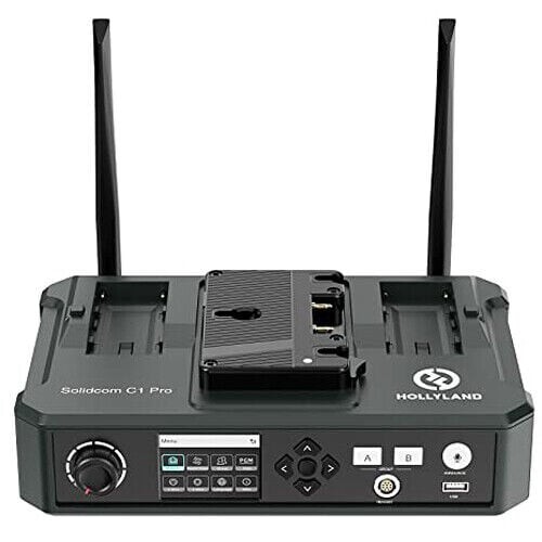 Hollyland Solidcom C1 Pro-Hub4S 5 Kişilik Full-Duplex ENC Kablosuz Intercom Sistemi