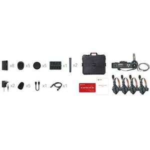 Hollyland Solidcom C1 Pro-Hub4S 5 Kişilik Full-Duplex ENC Kablosuz Intercom Sistemi - Thumbnail