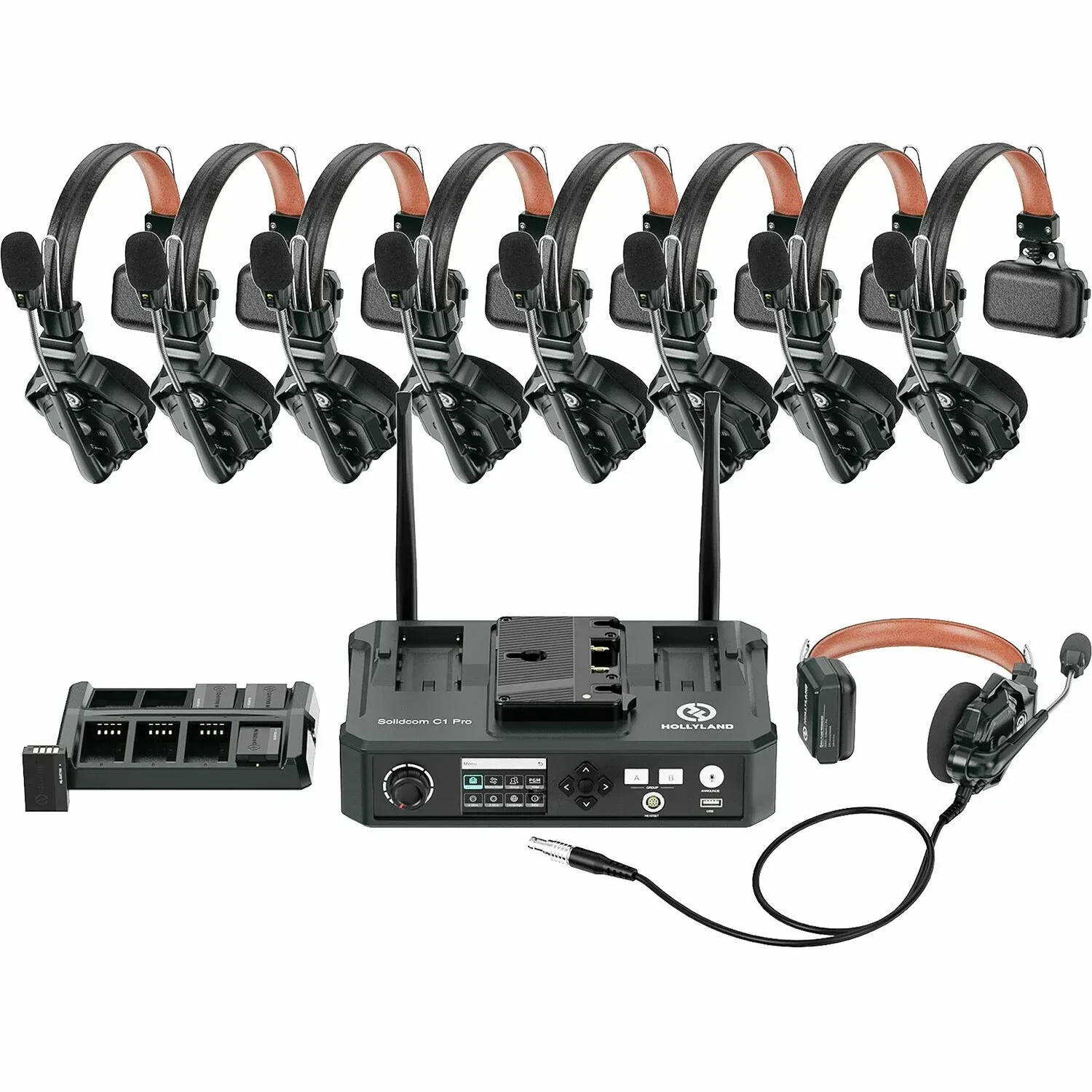 Hollyland Solidcom SE-8S Kablosuz Intercom Sistemi Standart Version (8 Kullanıcı) - Thumbnail