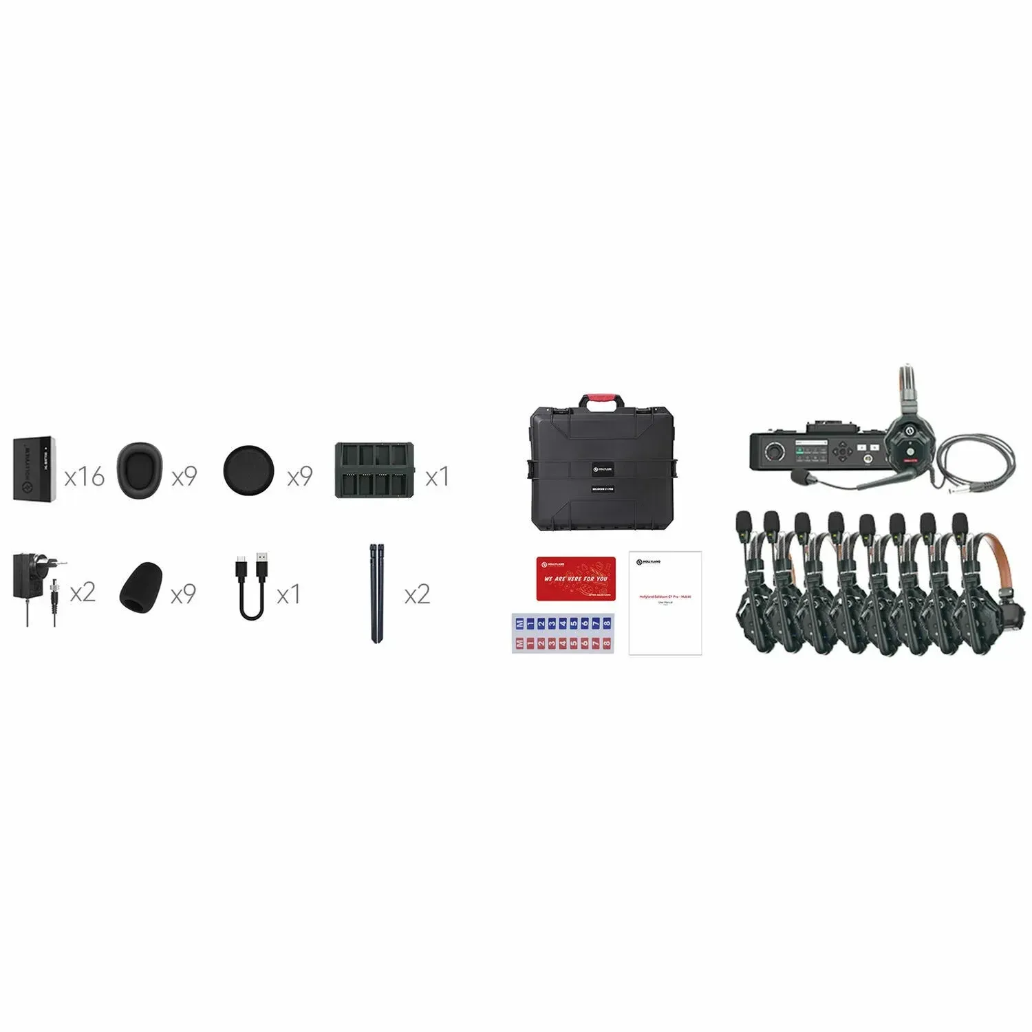 Hollyland Solidcom SE-8S Kablosuz Intercom Sistemi Standart Version (8 Kullanıcı)