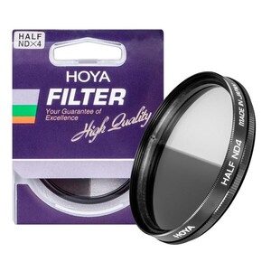 Hoya - Hoya 58mm Half ND X4 Degrade Filtre Hoya - Hoya 58mm Half ND X4 Degrade Filtre