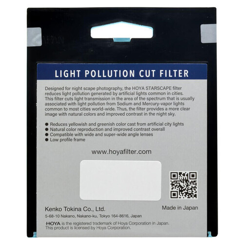 Hoya Starscape Light Pollution Cut 77mm Filtre