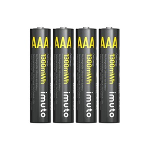 IMUTO - Imuto 1300mWh AAA Şarj Edilebilir Lityum Pil (4’lü Paket)