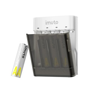 IMUTO - Imuto 3600mWh AA Şarj Edilebilir Pil + Power Case Şarj Kiti (4’lü Paket)