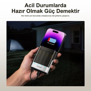 IMUTO - Imuto 3600mWh AA Şarj Edilebilir Pil + Power Case Şarj Kiti (4’lü Paket) (1)