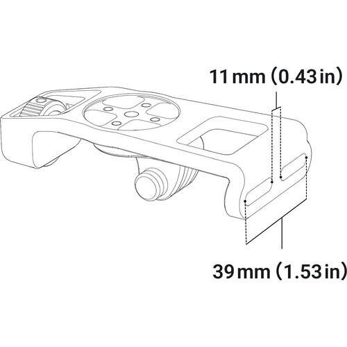 Insta360 Bike Computer Mount (Independent Handlebars)
