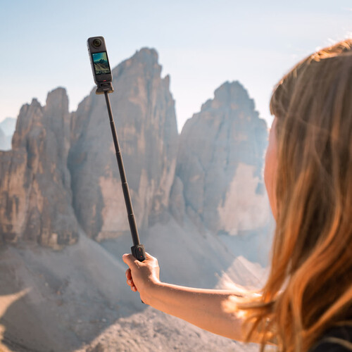 Insta360 Katlanabilir 2'si 1 Arada Selfie Çubuğu Kumanda Kiti