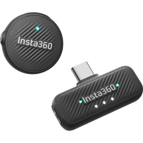 Insta360 Mic Air Kablosuz Yaka Mikrofonu (2.4 GHz)