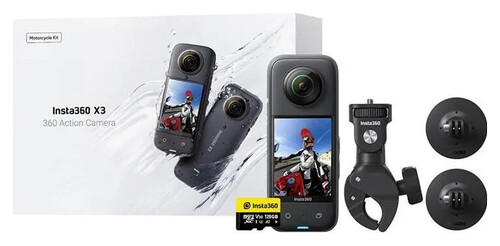 Insta360 X3 360° Camera Motorcycle Kit