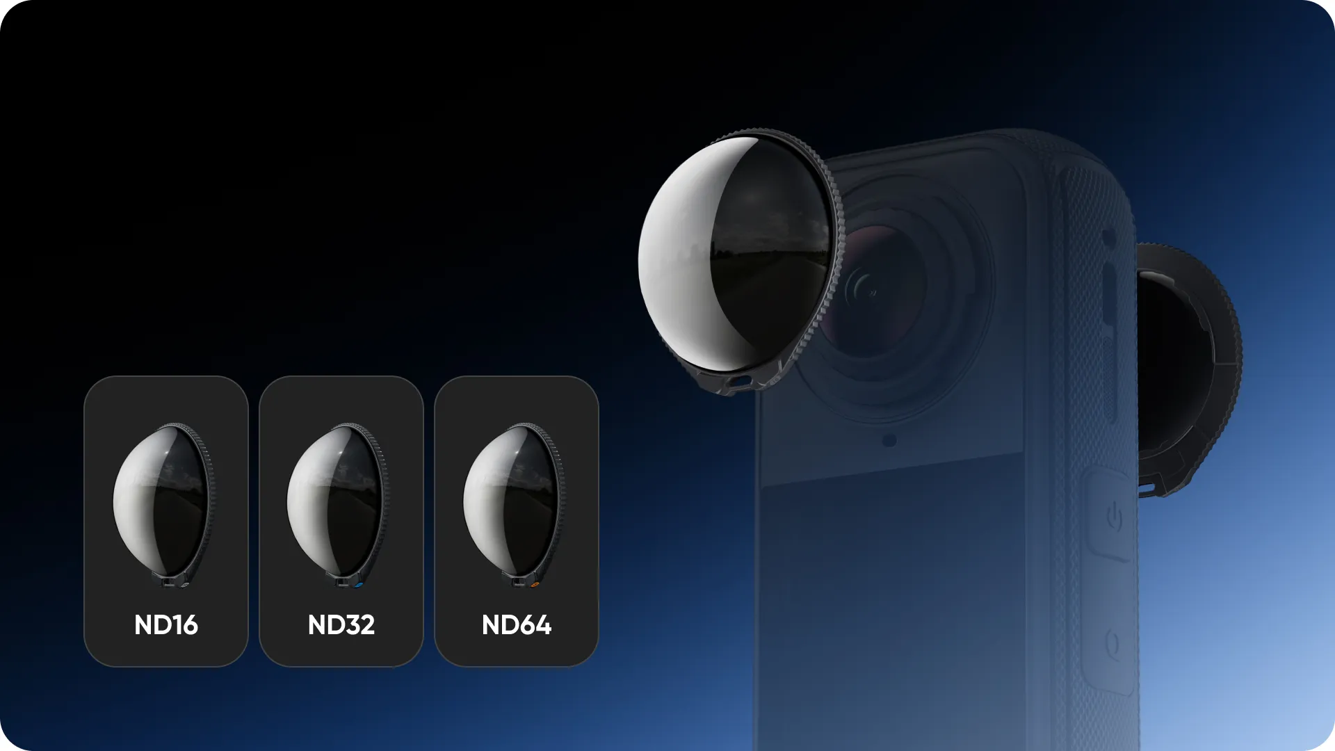 Insta360 - Insta360 X4 Air ND64 Filtre Seti (2'li)