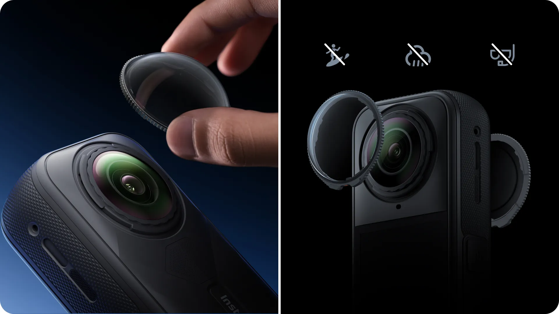 Insta360 X5 Standard Lens Guards