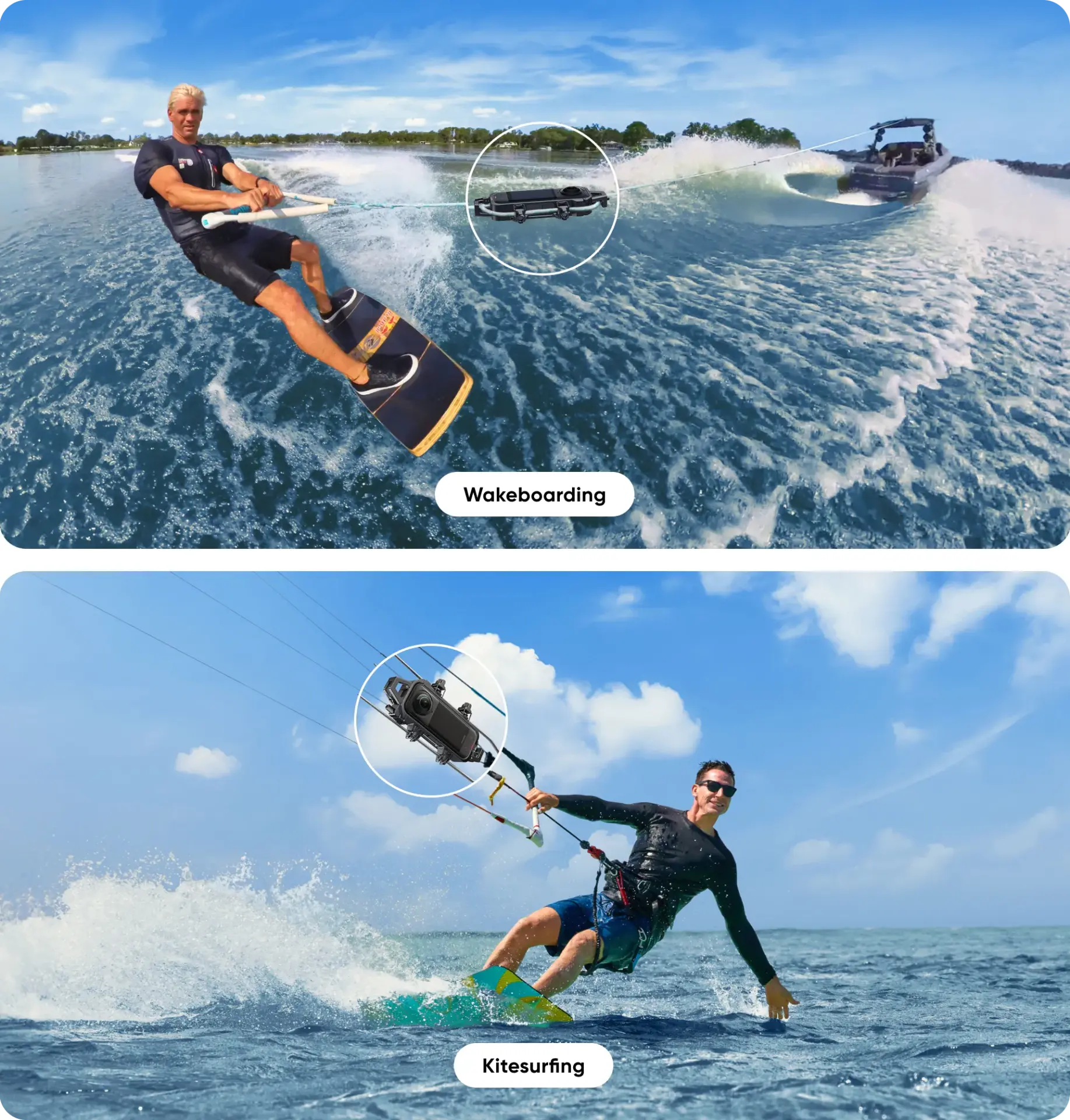 Insta360 X5 Water Sports Rope Mount - Thumbnail