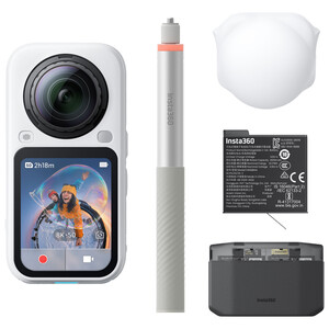Insta360 - Insta360 X6 Essentials Bundle Arctic White