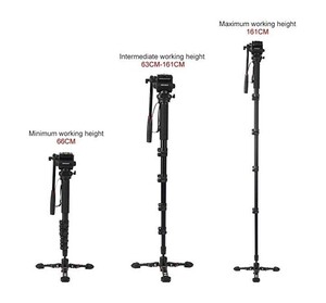 JieYang JY0518B Mandallı Kilit Sistemli Monopod - Thumbnail