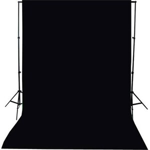 Kaiseberg - Kaiseberg 2x3 m Siyah Kumaş Fon Fon Standı Kaiseberg - Kaiseberg 2x3 m Siyah Kumaş Fon Fon Standı