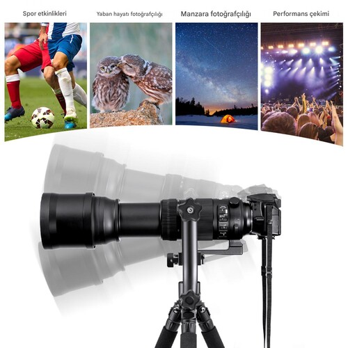 Kaiseberg Ağır Hizmet Tipi Gimbal Tripod Başlığı (31.033)