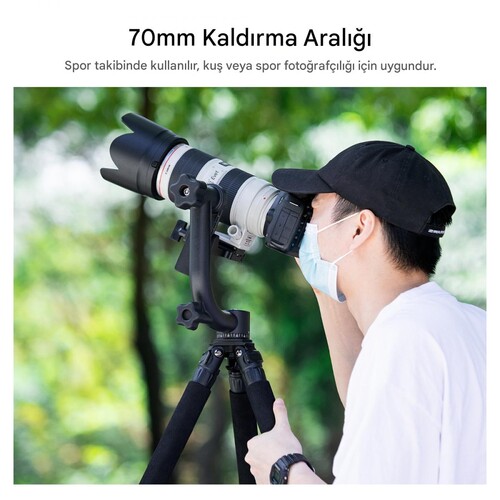Kaiseberg Ağır Hizmet Tipi Gimbal Tripod Başlığı (31.033)