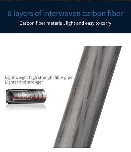 Kaiseberg D324C Carbon Monopod