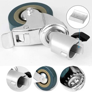 Kaiseberg Işık Standı için Döner Teker Frenli Tekerlek Seti - Thumbnail