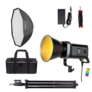 Kaiseberg - Kaiseberg KS-200 RGB AIR Led 95cm Octagon Softbox Kit