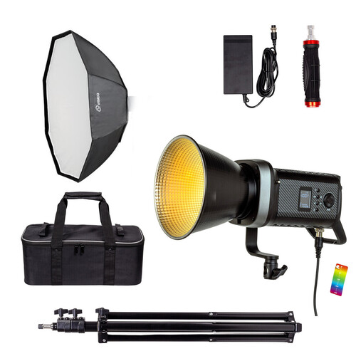 Kaiseberg KS-200 RGB AIR Led 95cm Octagon Softbox Kit