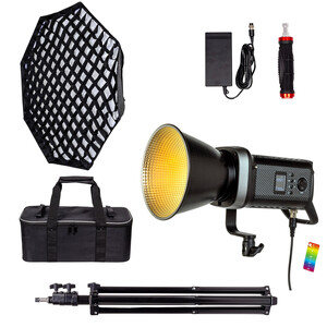 Kaiseberg KS-200 RGB AIR V-Mount Profesyonel Led Işık Seti - Kit 1 - Thumbnail