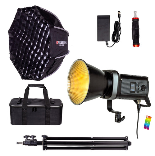 Kaiseberg KS-200 RGB AIR V-Mount Profesyonel Led Işık Seti - Kit 1