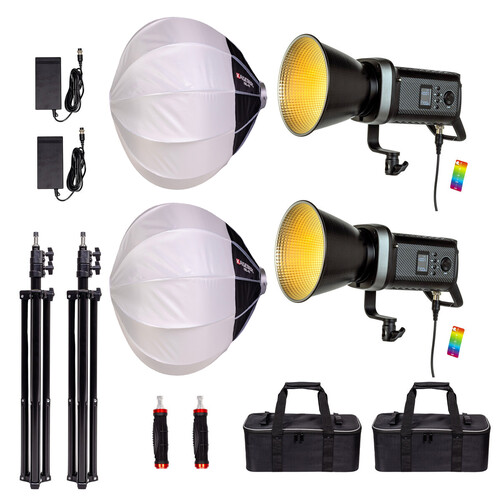 Kaiseberg KS-200 RGB AIR Led KRL-65 Lantern Softbox - Kit 2