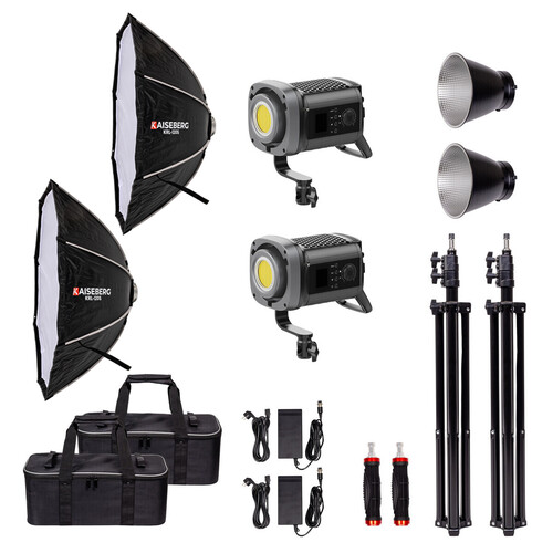 Kaiseberg KS-200B AIR Led KRL-120s Parabolik Softbox - Kit 2