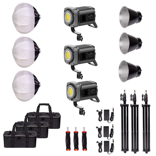Kaiseberg KS-200B AIR Led KRL-65 Lantern Softbox - Kit 3