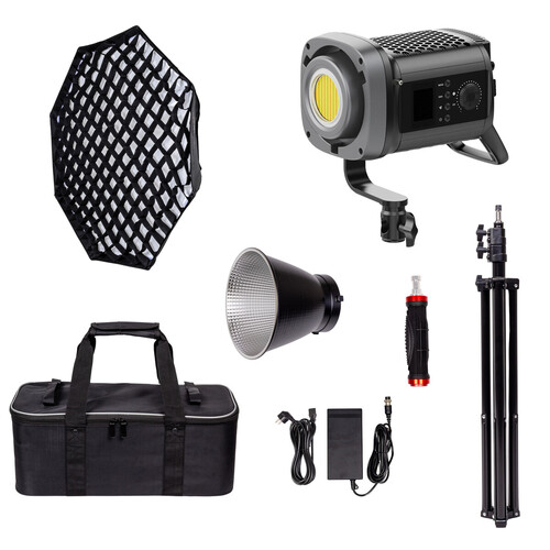 Kaiseberg KS-200B AIR V-Mount Profesyonel Led Işık Seti - Kit 1