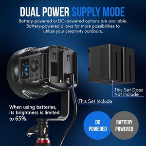 Kaiseberg SK-135FR RGB AIR Spotlight Işık 80cm Octagon Softbox Set - İkili Kit - Thumbnail