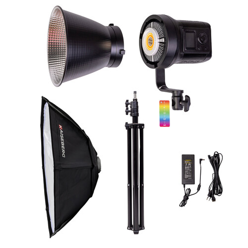 Kaiseberg SK-135FR RGB AIR Spotlight Işık 95cm Octagon Softbox Set - Tekli Kit