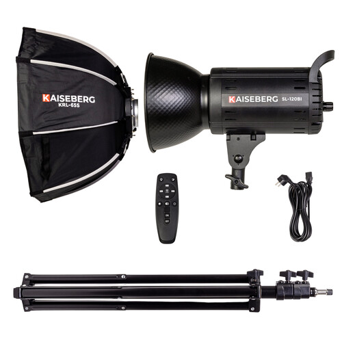 Kaiseberg SL-120BI 120W Bi-Color Profesyonel Çekim Işık Seti - Kit 1