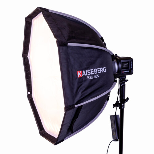 Kaiseberg SL-60B AIR 60W Bataryalı Bi-color Taşınabilir Softbox Işık - Kit 1