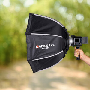 Kaiseberg SL-60B AIR 60W Bataryalı Bi-color Taşınabilir Softbox Işık - Kit 1 - Thumbnail