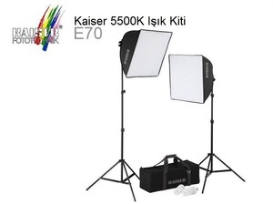 Kaiser Fototechnik - Kaiser Studiolight E70 Taşınabilir Gün Işığı Seti (3167)