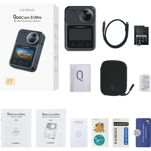 Kandao QooCam 3 Ultra 360° Aksiyon Kamerası