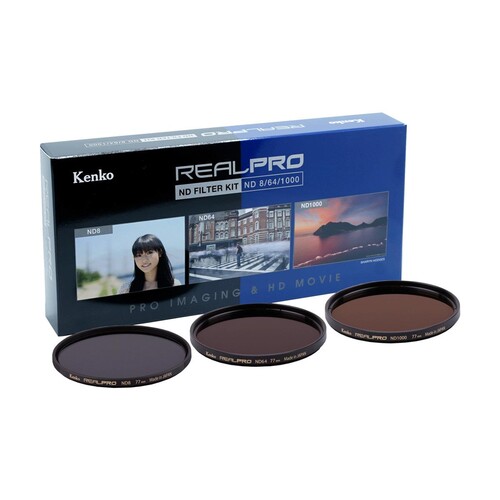 Kenko 55 mm Real Pro ND Filtre Seti (ND8, ND64, ND1000)