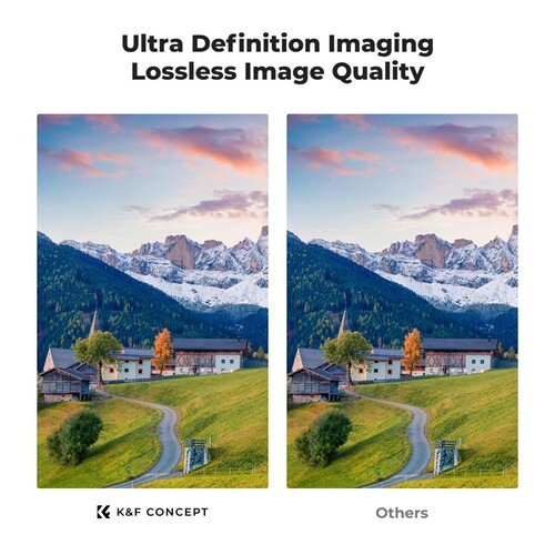 K&F 72mm Nano-D Serisi ND3-ND1000 Filtre (1.5-10 Stop)