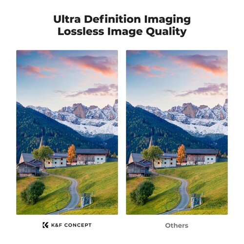 K&F 77mm Nano-D Serisi ND3-ND1000 Filtre (1.5-10 Stop)