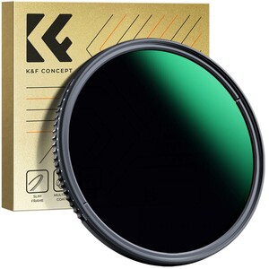 K&F - K&F 82mm Nano-D Serisi ND3-ND1000 Filtre (1.5-10 Stop)