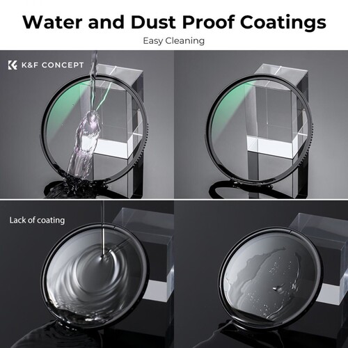 K&F Concept 105mm NANO-X MC-UV 28 Çok Katmanlı Kaplamaya sahip Koruma Filtresi 8K Ultra HD
