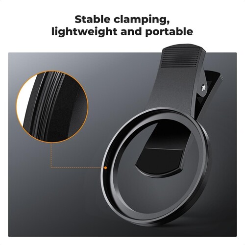 K&F Concept 67mm Klipsli CPL Telefon Kamera Lens Filtre Kiti