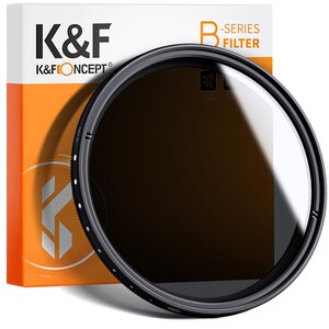 K&F - K&F Concept 77mm B-SERIES ND2-ND400 (1 ile 9 Stop) ND Filtre