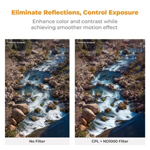 K&F Concept 82mm NANO-X Magnetic MRC-ND1000 / MRC-CPL / MRC-UV Filtre Seti - Thumbnail