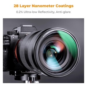 K&F Concept 82mm NANO-X Magnetic MRC-ND1000 / MRC-CPL / MRC-UV Filtre Seti - Thumbnail
