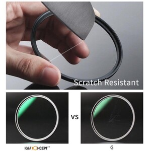 K&F Concept 86mm NANO-X MCR-UV 28 Çok Katmanlı Kaplamaya sahip Koruma Filtresi 8K Ultra HD - Thumbnail