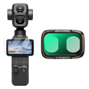 K&F Concept - K&F Concept DJI Osmo Pocket 4P İçin Black Mist 1/4 Filtre (Metal)