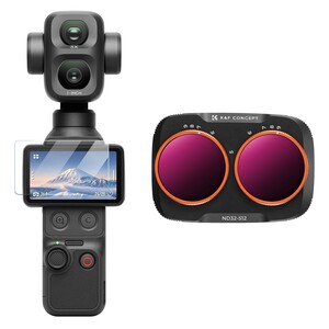 K&F Concept - K&F Concept DJI Osmo Pocket 4P İçin Değişken ND Filtre (ND32-512)(Plastik)